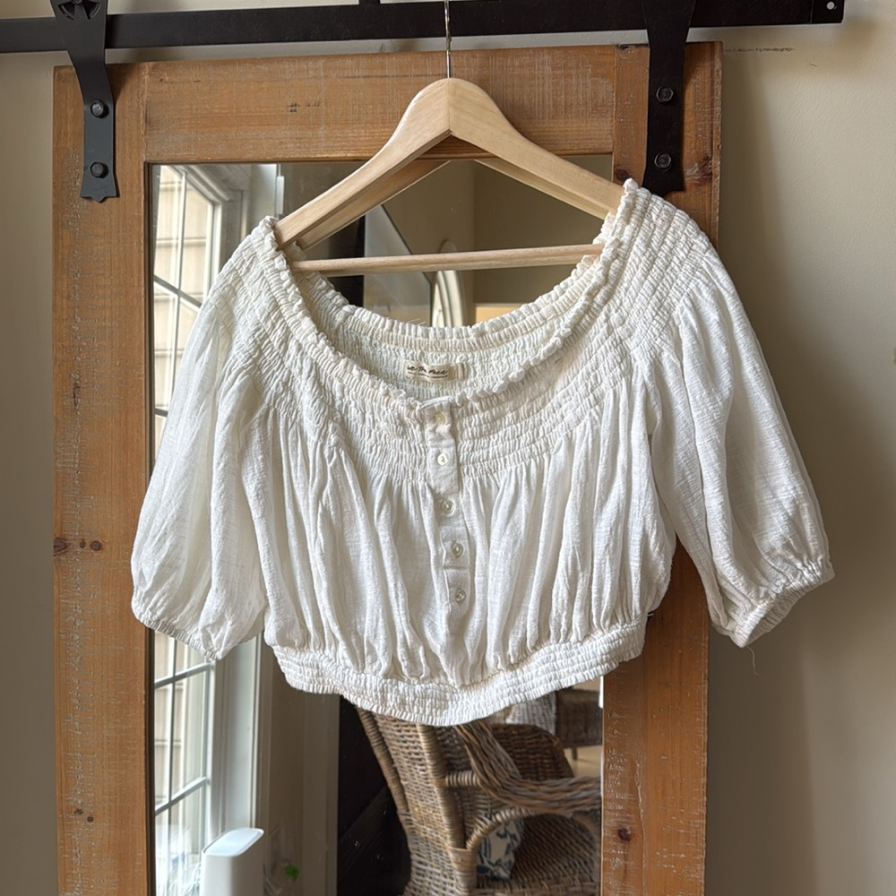 We The Free Cropped Top Size Small